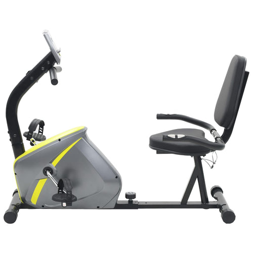Liggande motionscykel magnetisk drift och pulsmätning