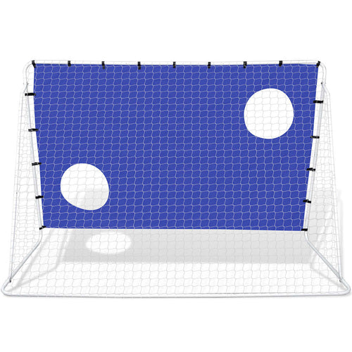 Fotbollsmål med siktvägg 240 x 92 x 150 cm högkvalitativ