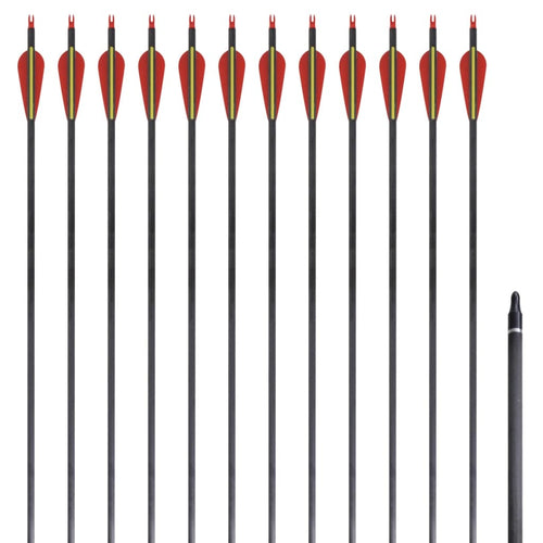 Pilar för recurvebåge standard 30" 0,76 cm kolfiber 12 st