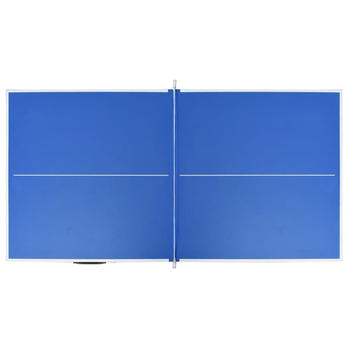 Bordtennisbord med nät 5 feet 152x76x66 cm blå