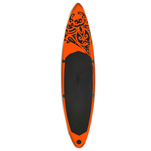 SUP-bräda uppblåsbar 366x76x15 cm orange