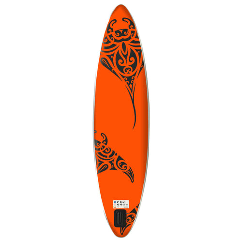 SUP-bräda uppblåsbar 366x76x15 cm orange