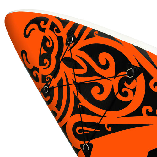 SUP-bräda uppblåsbar 366x76x15 cm orange