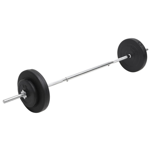 Skivstång med vikter set 30 kg