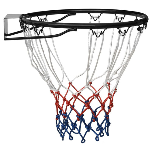 Basketring svart 39 cm stål