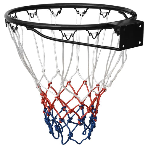 Basketring svart 39 cm stål