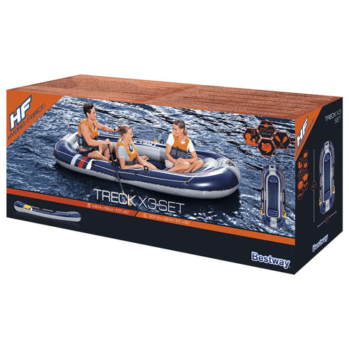 Bestway Uppblåsbar båt Treck X3 Hydro-Force 307x126 cm