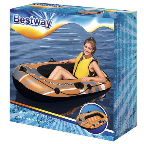 Bestway Uppblåsbar båt Kondor 1000 155x93 cm