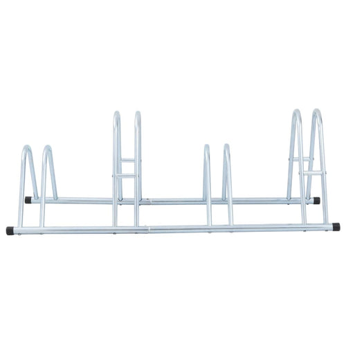 Cykelställ för 4 cyklar fristående galvaniserat stål