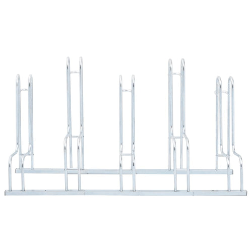 Cykelställ för 5 cyklar fristående galvaniserat stål