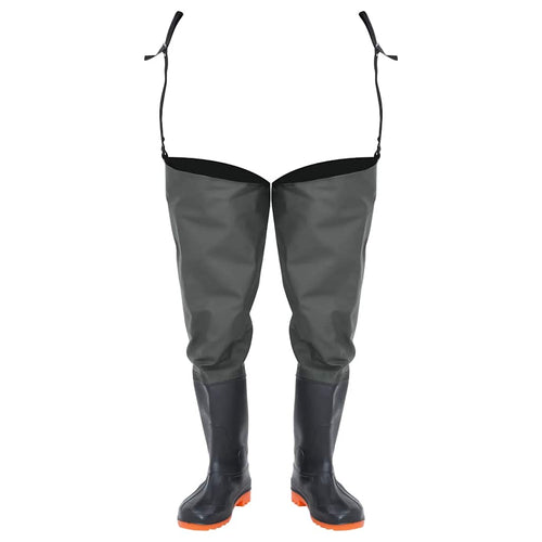 Vadarbyxor med stövlar mörkgrön strl. 39