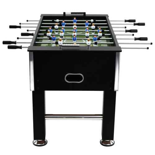 Fotbollsbord stål 60 kg 140x74,5x87,5 cm svart