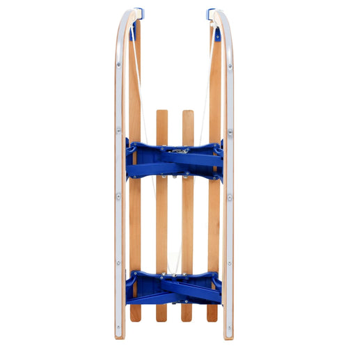 Hopfällbar kälke trä 110 cm