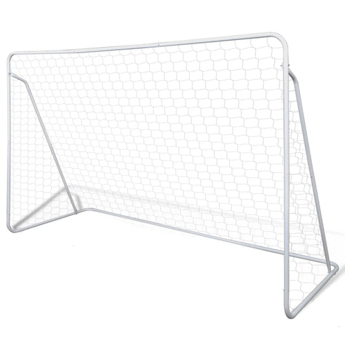 Fotbollsmål nät 2 st 240x90x150 cm