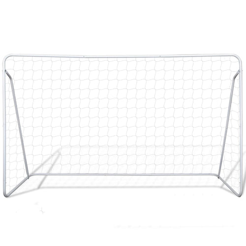 Fotbollsmål nät 2 st 240x90x150 cm