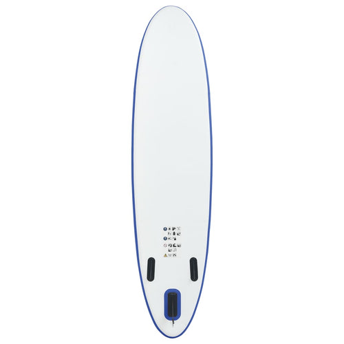 SUP surfingbräda uppblåsbar blå och vit