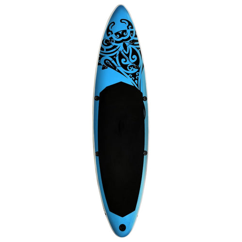 SUP-bräda uppblåsbar 305x76x15 cm blå