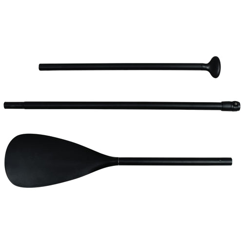 SUP-bräda uppblåsbar 305x76x15 cm svart