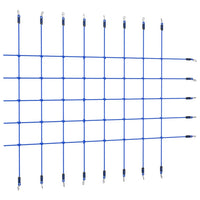 Klätternät 200x150 cm blå
