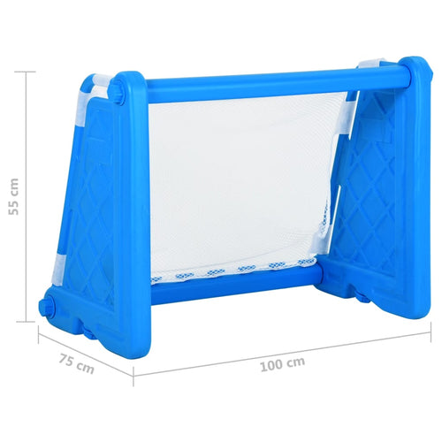 Fotbollsmål 100x75x55 cm plast
