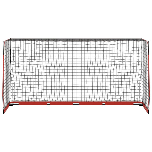 Fotbollsmål 366,5x91x183 cm stål