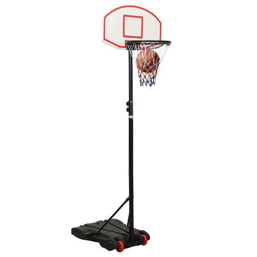 Basketkorg med stativ vit 216-250 cm polyeten