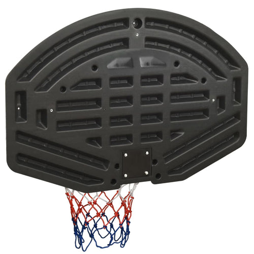 Basketkorg svart 90x60x2 cm polyeten
