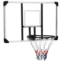 Basketkorg transparent 106x69x3 cm polykarbonat