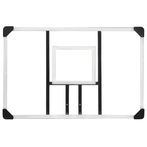 Basketkorg transparent 106x69x3 cm polykarbonat