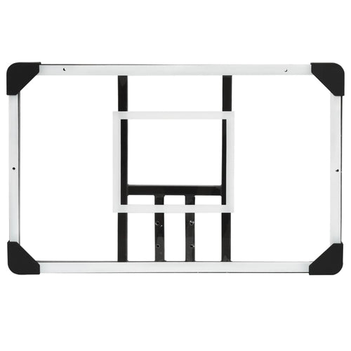 Basketkorg transparent 71x45x2,5 cm polykarbonat