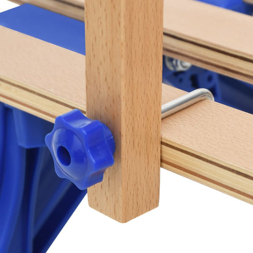 Ryggstöd för kälke blå plywood