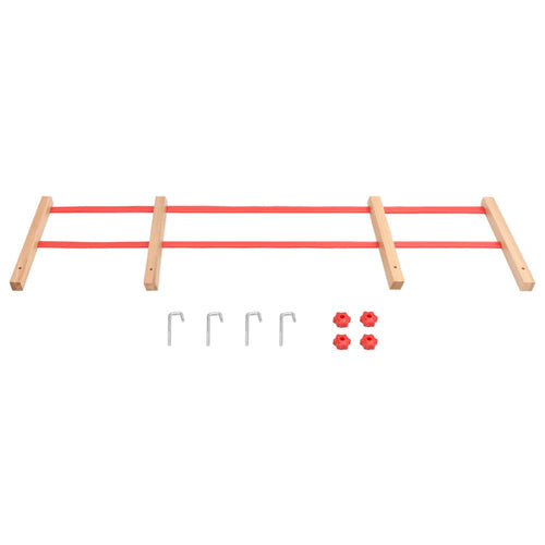 Ryggstöd för kälke röd plywood