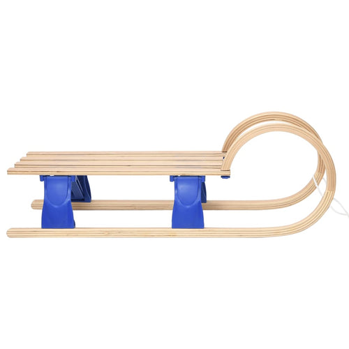 Hopfällbar kälke 110 cm plywood
