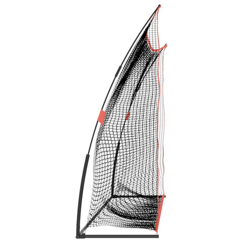Övningsnät för golf svart och röd 305x91x213 cm Polyester