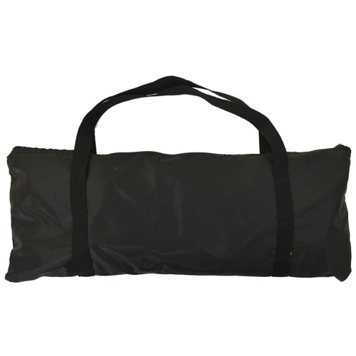 Fotbollsnät med rebounder svart och gul 183x85x120 cm polyester