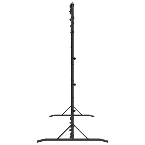Fotbollsnät med rebounder svart 366x90x183 cm HDPE
