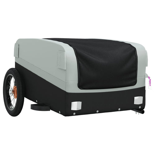 Cykelvagn svart och grå 30 kg järn