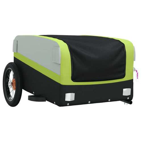 Cykelvagn svart och grön 30 kg järn