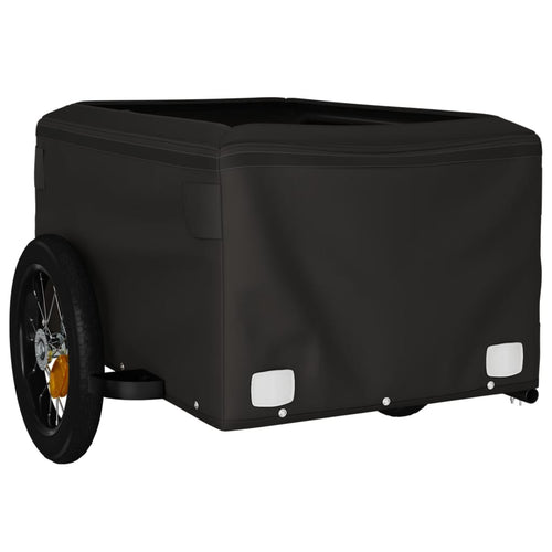Cykelvagn svart och orange 30 kg järn