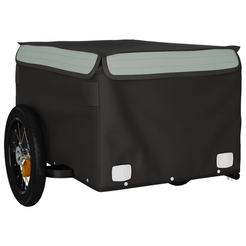 Cykelvagn svart och grå 30 kg järn