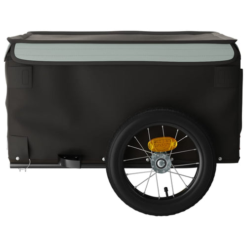 Cykelvagn svart och grå 30 kg järn
