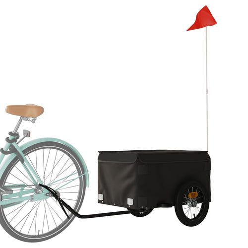 Cykelvagn svart 30 kg järn