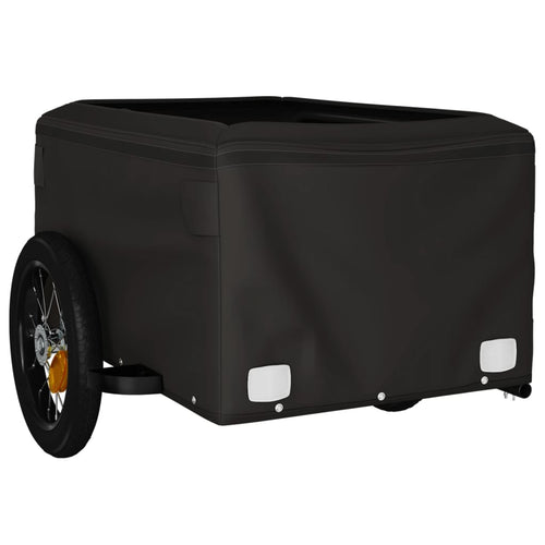 Cykelvagn svart och grön 30 kg järn