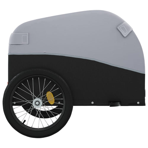 Cykelvagn svart och grå 30 kg järn