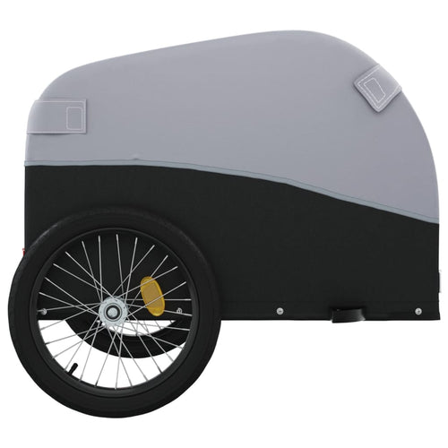 Cykelvagn svart och grå 45 kg järn