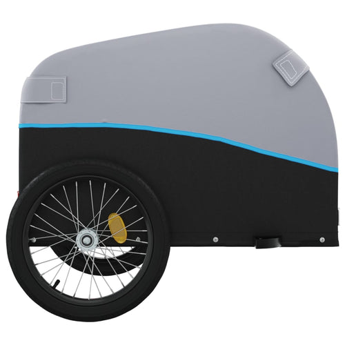 Cykelvagn svart och blå 45 kg järn