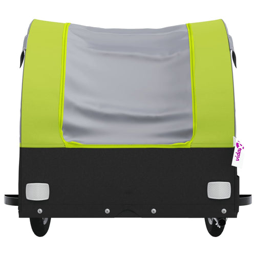 Cykelvagn svart och grön 45 kg järn