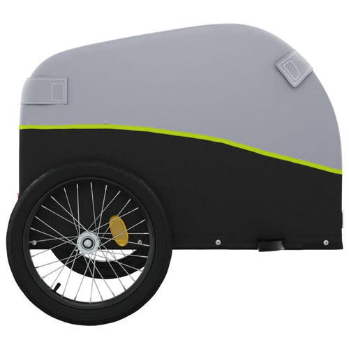 Cykelvagn svart och grön 45 kg järn