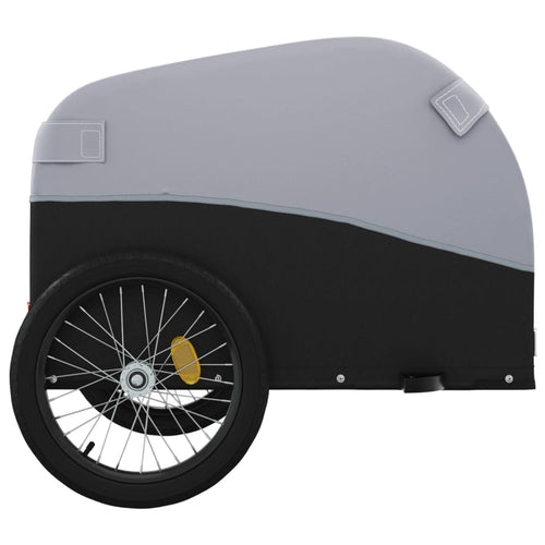 Cykelvagn svart och grå 45 kg järn