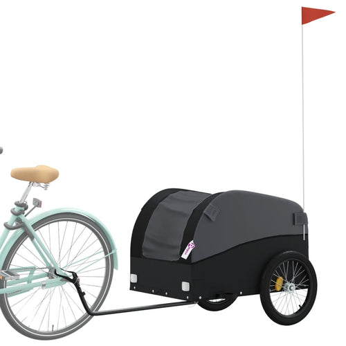 Cykelvagn svart 45 kg järn
